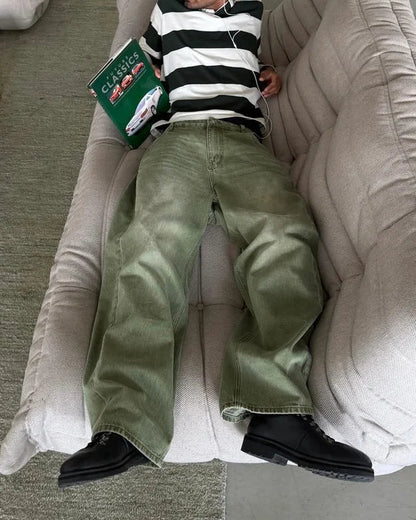MATCHA DENIM JEANS